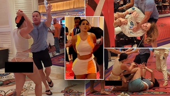 Viral Las Vegas brawl involving scantily clad women erupted over married man