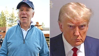 Biden cracks snarky joke when asked about Trump's historic mugshot