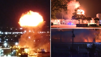 Massive fire, explosions reported at Texas paint plant