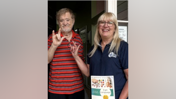 Woman learns SIGN LANGUAGE for meal deliveries