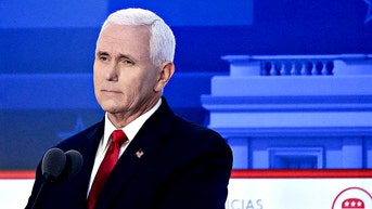 Mike Pence met with silence as one-liners bomb with GOP debate audience