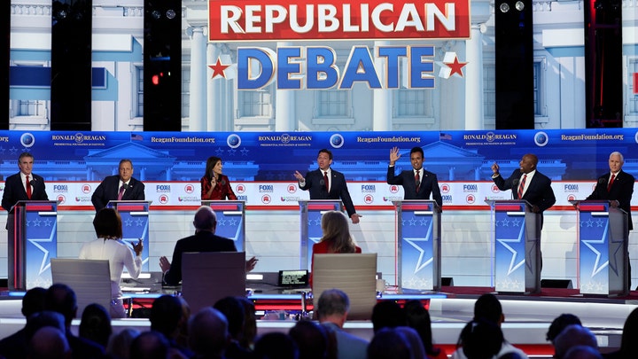 Sparks fly, absent Trump looms large as GOP 2024 hopefuls hunt for standout moment