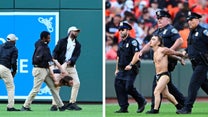 Orioles security guard body slams streaker in ‘virginity rocks’ speedo