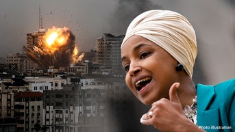 Omar condemns Israel's response to Hamas slaughter of more than 1,000 civilians