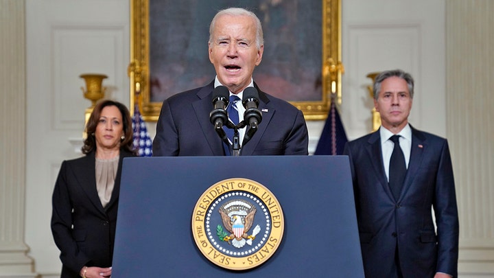 Biden says at least 14 Americans slain in Israel, others have been taken hostage by Hamas