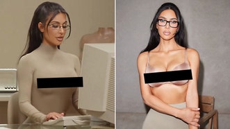 HOW BIGOTED AND MISOGYNISTIC CAN YOU BE? Fox News literally hides Kim Kardashian’s fake nipples behind black bars on its front page 🤡