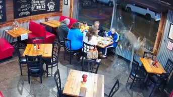 Watch wild moment deer unleashes chaos inside restaurant, injuring teenager