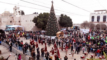 Jesus' birthplace tears down Christmas decorations in solidarity with Palestinians