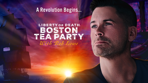 To mark the 250th anniversary, Rob Lowe explores the brazen and bold rebellion of the Boston Tea Party in the new series, Liberty or Death. Watch now on Fox Nation.