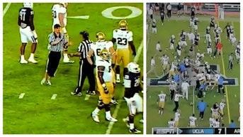 Let’s revisit that one time an Arizona student dressed like a ref, blew a play dead and ignited a massive brawl