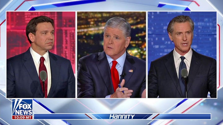 Top 5 moments from fiery DeSantis, Newsom debate showdown on Fox News