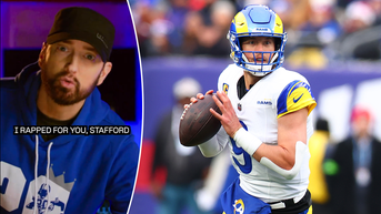 Lions fan Eminem makes desperate plea to Rams' QB Matthew Stafford