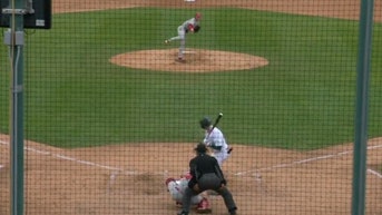 College baseball player hit by pitch seven times in doubleheader debut