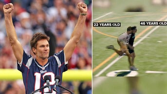 See how Tom Brady performs in 40-yard dash against his 22-year-old self