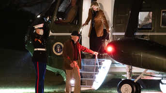 Biden apparently bumps head on Marine One as debate persists over mental fitness