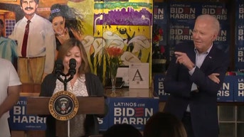 Biden wanders from campaign event after he sees baby in the crowd that he 'couldn't resist'