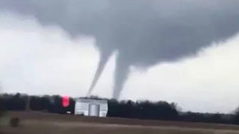 Pair of funnels combine to form powerful tornado that stuck parts of Ohio