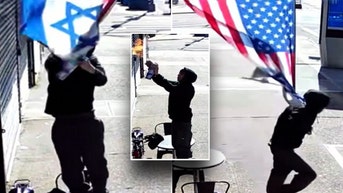 Would-be NYC arsonist botches attempt to burn US, Israeli flags