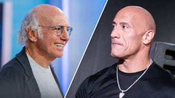 Larry David asks Dwayne ‘The Rock’ Johnson to remove goal posts from UFL football fields