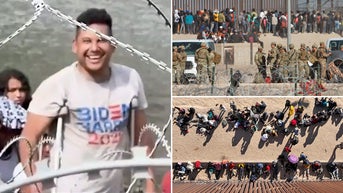 Illegal migrant at US border explains why he's wearing Biden-Harris shirt