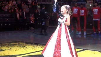 Young girl's Star-Spangled Banner rendition at NBA goes viral