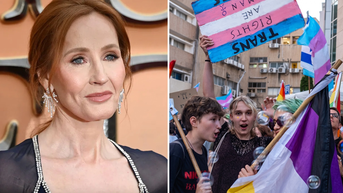 JK Rowling blasts trans activists after man records in women's bathroom