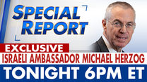 Israeli Ambassador Michael Herzog on 'Special Report' at 6p ET on Fox News Channel