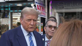 Trump speaks after second day of hush money trial in New York City