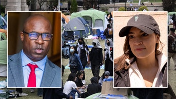 Prominent Democrats descend on elite college's anti-Israel encampment with message