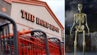 Home Depot's 12-foot skeleton sells out online six months before Halloween