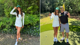 Masters girl is back at Augusta, but she almost didn't make it after a flight fiasco