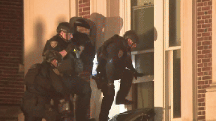 NYPD officers enter Columbia building occupied by anti-Israel agitators