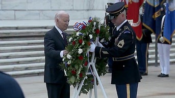Biden lays a wreath and delivers remarks at Arlington National Cemetery