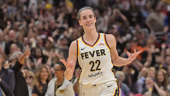 Caitlin Clark finally scores first WNBA win in front of star-studded crowd