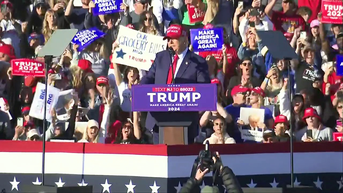 Trump addresses thousands of supporters at massive New Jersey rally