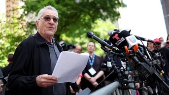 De Niro lashes out at Trump for 'sowing chaos' as protesters shout him out