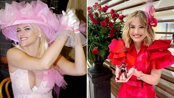 Anna Nicole Smith's daughter steps out in bold red gown at Kentucky Derby