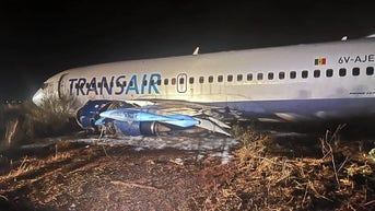 Boeing jet skids off runway, injuring at least 10, after major problem during scary takeoff