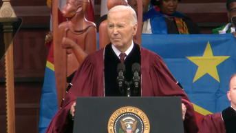 Biden delivers Morehouse graduation speech as agitators interrupt commencements