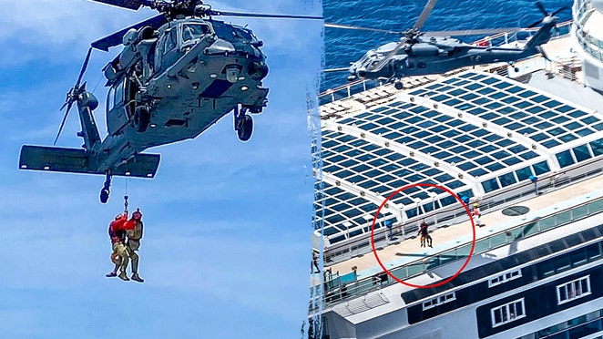 Mom and child on cruise airlifted by Air Force in hair-raising rescue