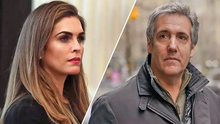 Former Trump aide Hope Hicks says Michael Cohen called himself ‘Mr. Fix It’ only because he ‘first broke it’