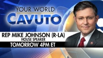 House Speaker Mike Johnson will join 'Your World' Wednesday at 4pm ET