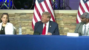 Trump meets with voters at community roundtable in key swing state