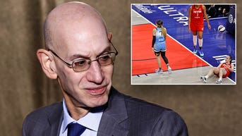 NBA commissioner appears to downplay controversial foul on Caitlin Clark