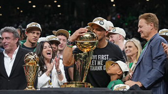 Celtics coach boasts about his Christianity in unique way after winning title