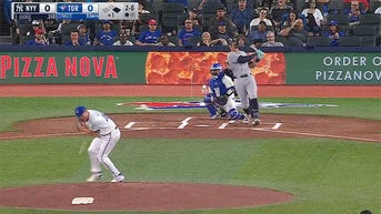 Blue Jays pitcher miraculously avoids serious injury after terrifying hit