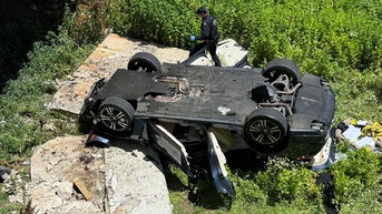 Car mysteriously flies off parking garage, police working to find driver