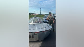 Deputies pull over UFO-like vehicle