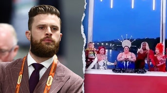 Harrison Butker reacts to drag queens reenacting Last Supper during opening ceremony - Fox News