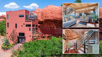 Home built around 200 million-year-old red rocks hits the market - Fox News